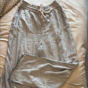 Aerie-women’s size large Gray Pants/swim coverup